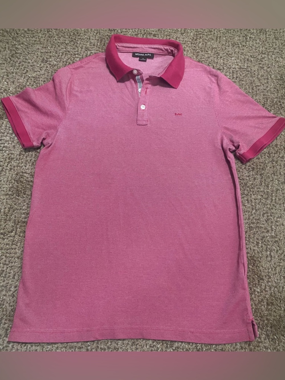 Michael Kors Men's Rose Pink Polo Shirt